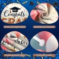 thumbnail image 4 of Gold Theme Graduation Banner Pink White Balloons Grad Party Backdrop Star Decor Graduation Cap Design Graduation Background for Graduation Party College Graduation Photo Shoot, 4 of 9