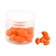 thumbnail image 4 of Cebos artificiales para pesca de bacalao, Boilies, simulación flotante, cebos falsos flotantes Naranja, 4 of 8