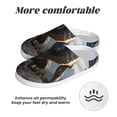 thumbnail image 6 of Kdxio Wild Blue Cool Dragon Women's Men's Slippers Plush Slip-On House Slipper for Winter Indoor Soft Cushion Non-slip Fluffy Slides Slippers-11, 6 of 7