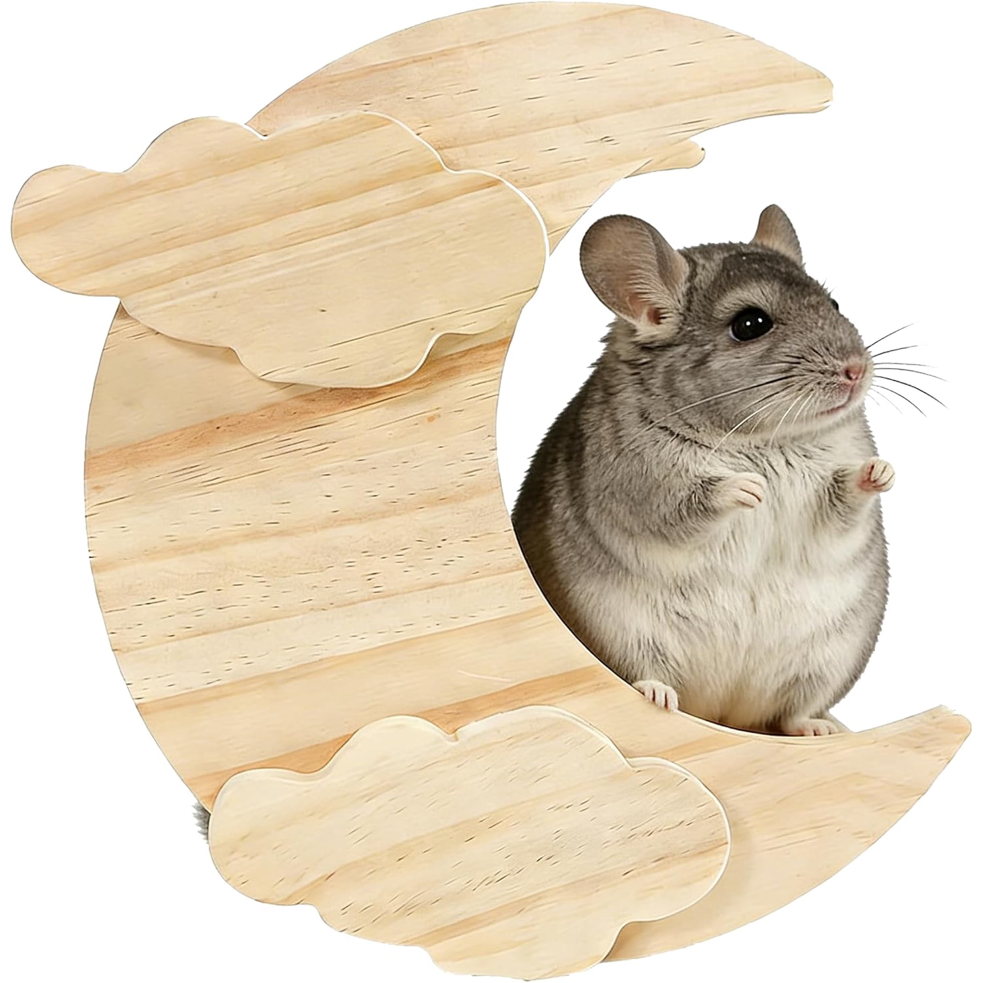 Chinchilla Hideout House Solid Wooden Chinchilla Cage Accessories