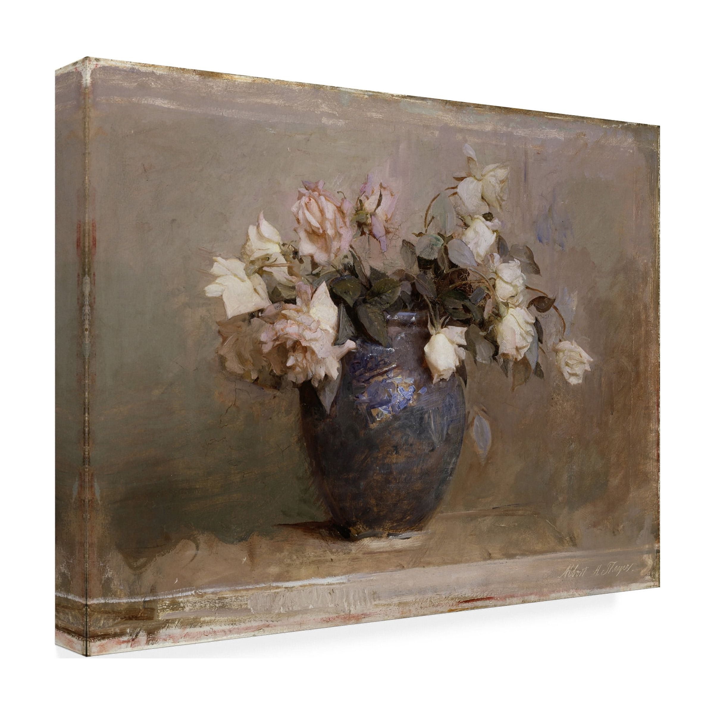 Abbott Handerson Thayer 'Roses' Canvas Art