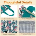 thumbnail image 4 of Husky Dog Flower Floral Insulated Lunch Bag for Women & Adults,Large Portable Soft Cooler Lunch Bag,Thermal Food Storage Tote with Pearl Cotton,8.66L,8.75x5.75x9.5 Inch, 4 of 6