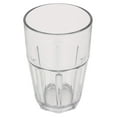 thumbnail image 2 of G.E.T. Heavy-Duty Faceted Shatterproof Tumbler, 14 Ounce, Clear (Set of 4), 2 of 5