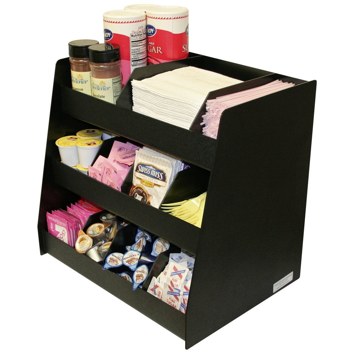 Coffee Condiment Organizer Makes A Professional Presentation.