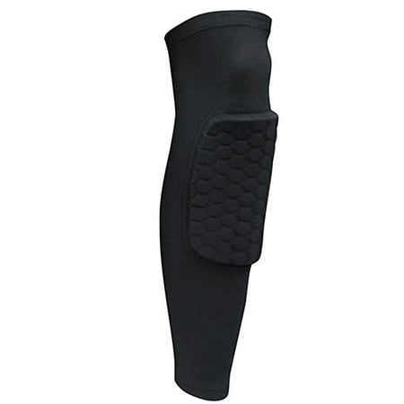 

Temacd Honeycomb Bumper Crashproof Sports Football Basketball Leg Sleeve Knee Pads