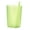 Green, variant on Homelife 360ml/380ml Straw Cup Smooth Edge Large Capacity Leak-proof Kid Children Infant Baby Sip Cup for Students
