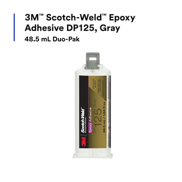 3m EpoxyAdhesive,DualCartridge,1:1MixRatio 125
