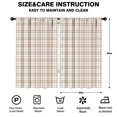 thumbnail image 2 of Red Green Checkerboard White Pattern Kids Curtains,Childrens Insulated Curtains Set Of 2,Bedroom Essentials,Teen Room Decor 52"X84", 2 of 5