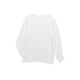 thumbnail image 1 of ABPHQTO Top de mujer blanco liso con cuello redondo y manga larga, 1 of 5