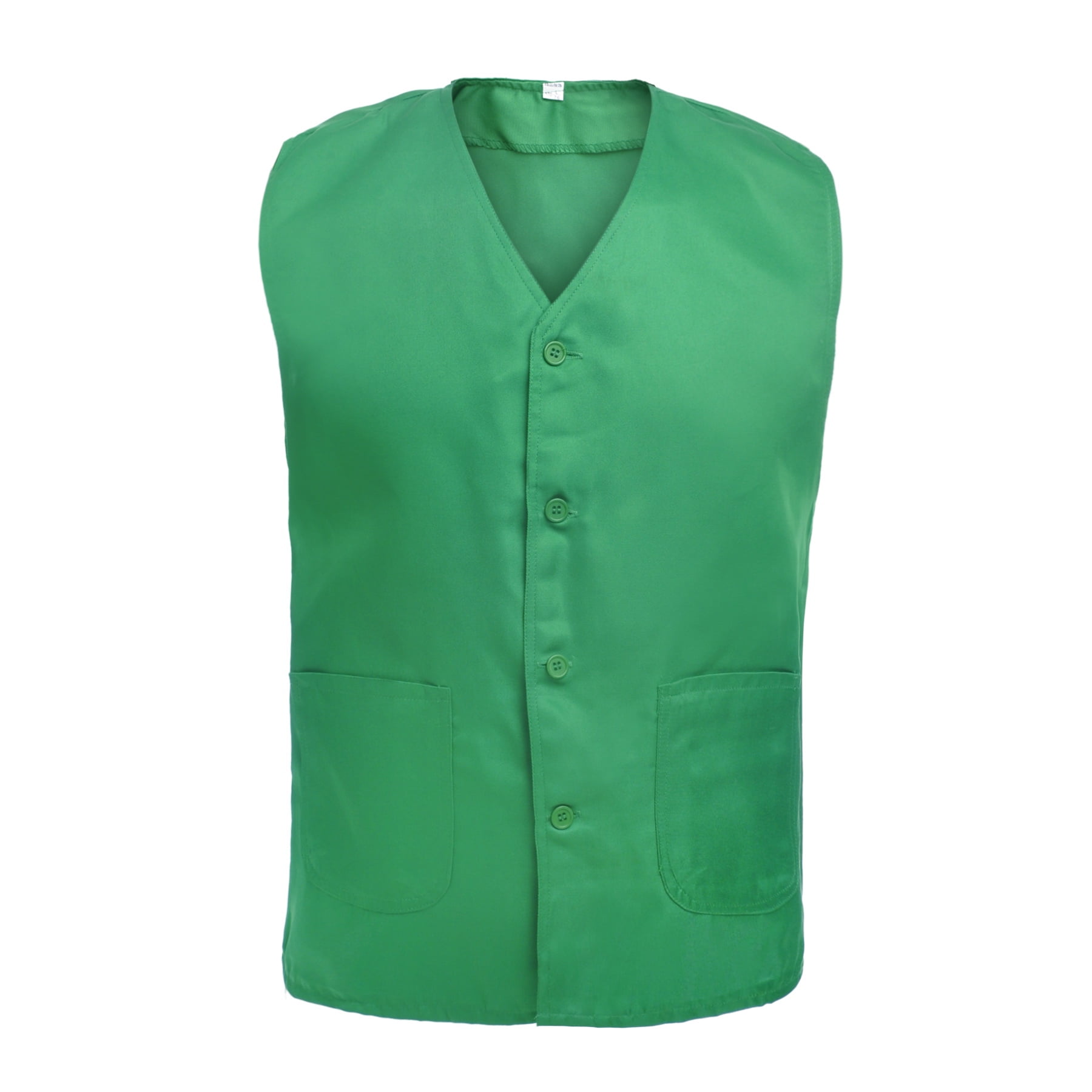 TopTie Vest For Supermarket Clerk Work Uniform Vests With Pockets