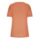thumbnail image 5 of ICHUANYI Clearance Women Fashion Casual Solid Color Short Sleeve Loose Tee Tops V-neck Tops Blouse(Orange, L) ICHUANYI WER2023080912304, 5 of 6