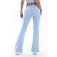 thumbnail image 4 of HXWCHs Chlorine Resistant High Waisted Flare Leggings Bootcut Yoga Pants for Women Casual Stretchy Comfort Fit XL Blue, 4 of 4