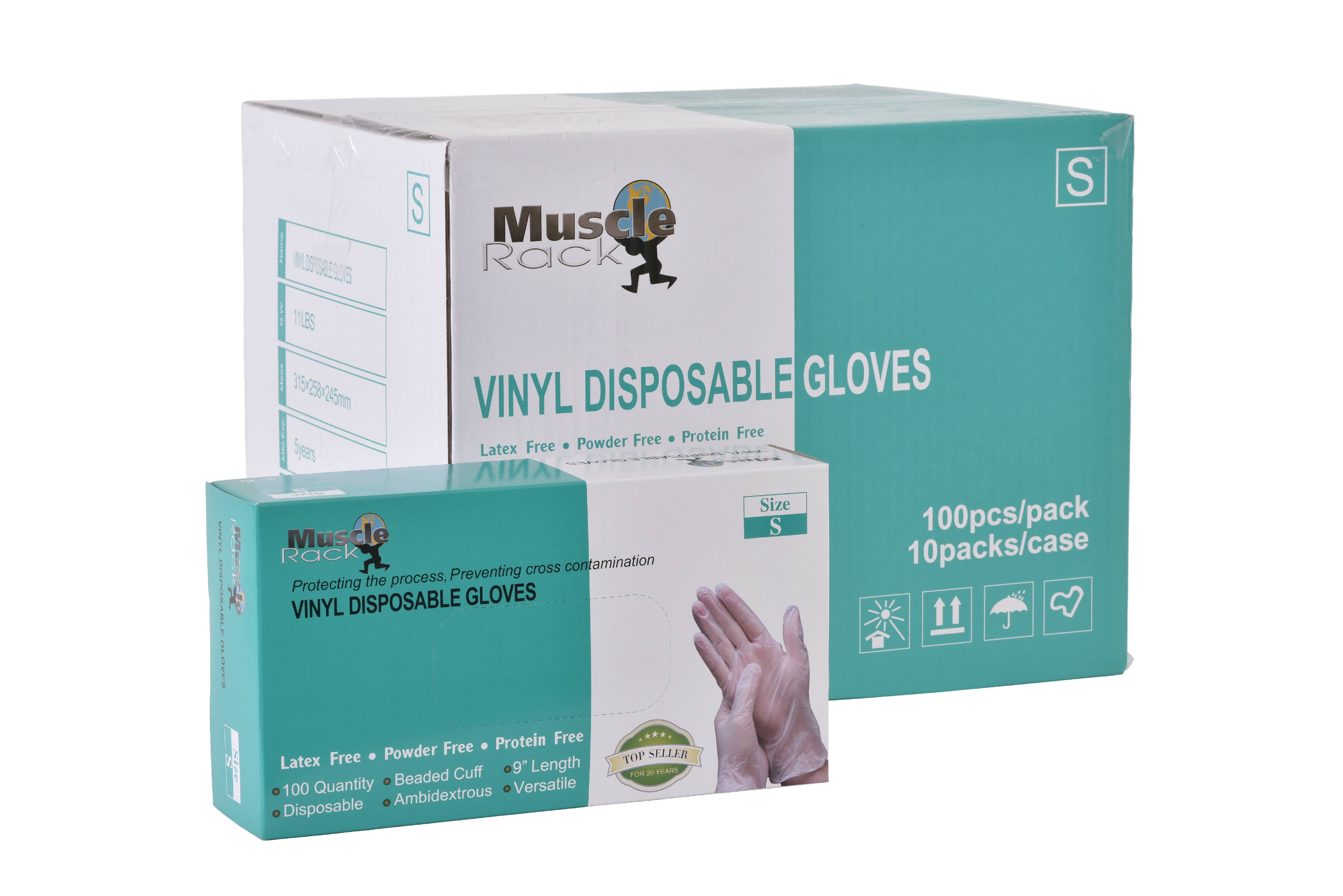 Vinyl Disposable Gloves, Large (Case of 1000)
