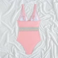 thumbnail image 6 of MSJUHEG Tummy Control Swimsuits for Women,Bathing Suit Monokini,High Cut Backless,Women's One-piece Swimsuits,1 Piece Swimsuit,Shapewear Swimsuits for Women,Tummy Control Bathing Suits Pink XL, 6 of 8