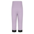 thumbnail image 3 of Plus Size Lace Trim Leggings for Women High Waist Curvy Womens Workout Yoga Capris Pants Stretch Slimming Trousers Pink, XL, 3 of 6
