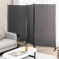 thumbnail image 4 of Costway Biombo Separador de 3 Paneles con Ruedas Pantallas de Privacidad de Habitaciones Alto 180cm Divisores para Hogar Oficina Domitorio, 4 of 10