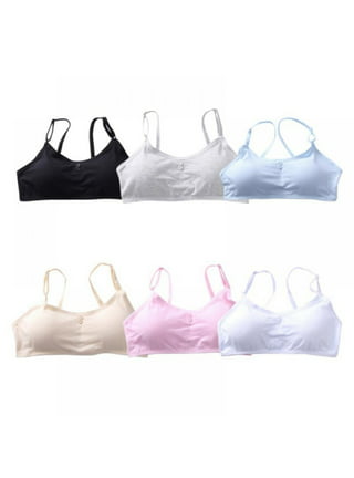 Nautica Girls' Training Bra - Seamless Crop Cami Bralette (6 Pack) :  : Clothing, Shoes & Accessories