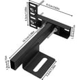 thumbnail image 5 of Headboard for Adjustable Bed King, Headboard Brackets Kit for Adjustable Bed Base, Headboard Wall Mounting Brackets, T-Shaped Panel, Smooth Edge, Fits for Twin, Full, Queen, Or King-Size Beds, 5 of 8