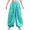 Light Blue, variant on Girls Boys Arab Satin Wide-Leg Bloomers Harem Trousers Kids Belly Dance Pants Party Wear Blue 16