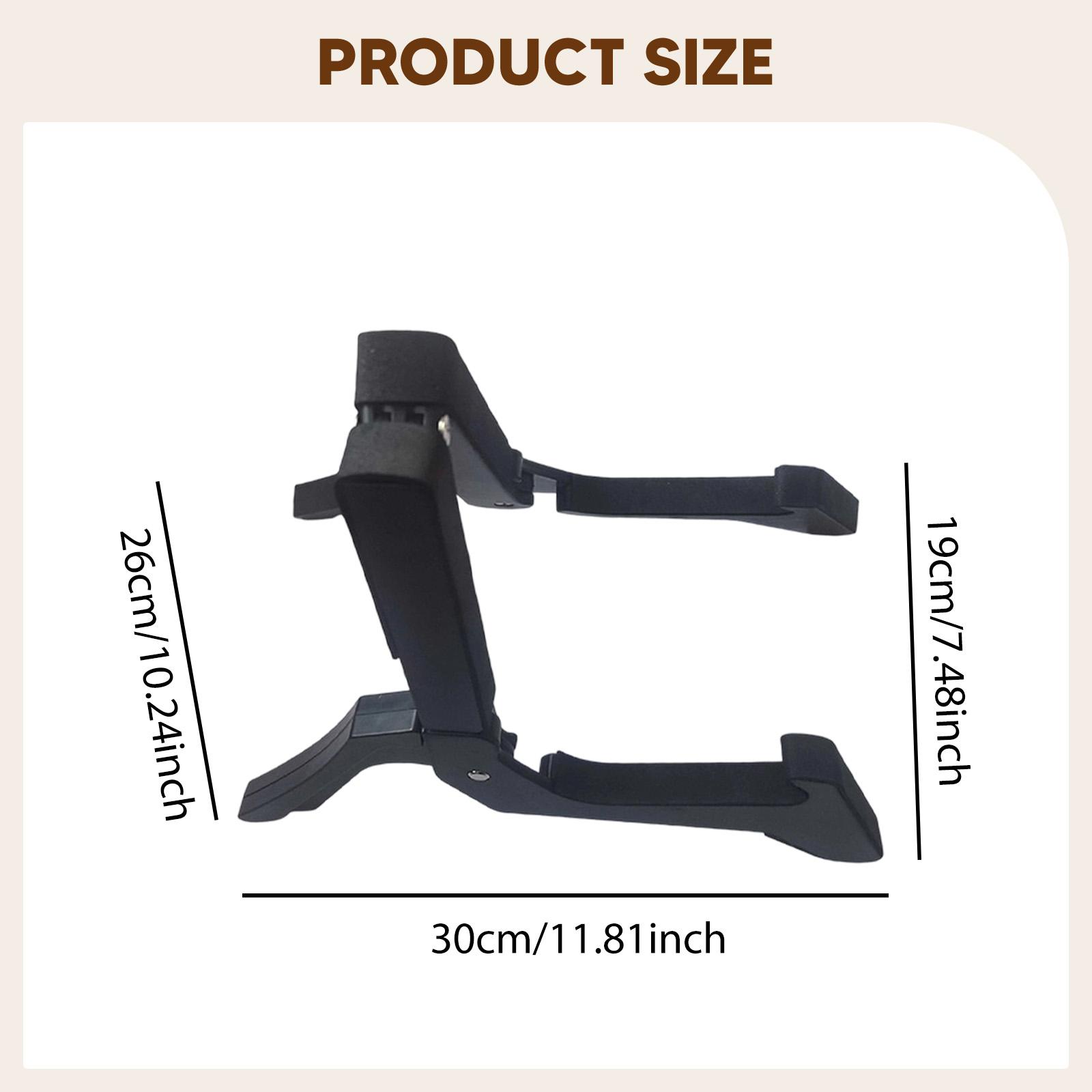 LeeQinersw Foldable Guitar Stand A Frame Versatile Anti Slip Stable Guitar Support Holder for Bass Cello Classical Electric Guitars Shop Black