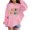 Pink, variant on Ruyang Boys Girls Hoodie Sweatshirt Fourth Grade Colorful Letter Print Long Sleeve Pullover Cute Oversized Back to School Outfit