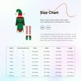 thumbnail image 7 of Miutii Kids Christmas Santa Helper Elf Deluxe Set Xmas Party Stage Performance Outfits Green B 11-12, 7 of 7