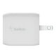 thumbnail image 5 of Belkin BoostCharge Dual USB-C GaN Wall Charger 45W White, 5 of 5