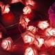 thumbnail image 1 of Guirnalda de luces de hadas de flores rosas de 1,2 M para boda, fiesta, Navidad (rojo) Lamparas, 1 of 8