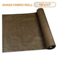 thumbnail image 5 of TANG Sunshades Depot 16' x 18' Shade Cloth 180 GSM HDPE Brown Fabric Roll Up to 95% Blockage UV Resistant Mesh Net, 5 of 5
