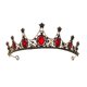 thumbnail image 2 of Diadema de Reina Soledad Tocado Rhinestone Coronas para Boda Mujeres Niñas Nupcial Rojo, 2 of 10
