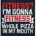 thumbnail image 2 of Fitness? Pizza! Gym Workout Exercise Tank Top T Shirts Men Women Brisco Brands S, 2 of 6