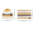 thumbnail image 2 of Gorro de invierno, conjunto de bufanda, gorros de punto cálidos, gorro de calavera, calentador de cuello, 2 of 5