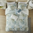 thumbnail image 2 of Queen 6 Piece Oversized Cotton Comforter Set with Throw Pillow, 2 of 4