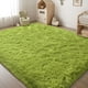 thumbnail image 3 of Alfombra ISEAU Soft Shaggy de 3 x 5 pies, lavable a máquina, verde, 3 of 9