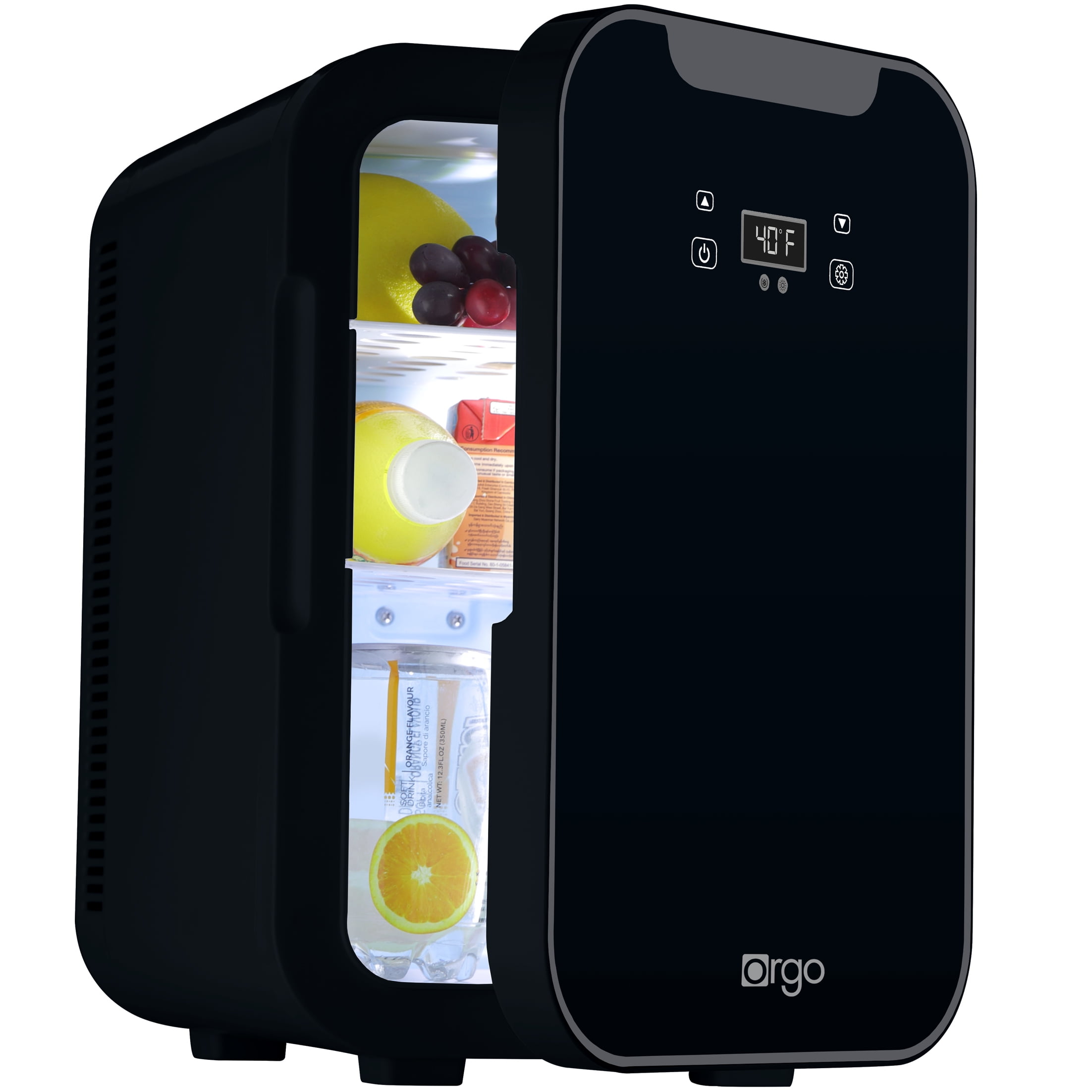 Orgo -The Artic–18 Can Personal Cooler Portable Mini Refrigerator, Black
