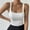 White, variant on QUINDOS Womens Tank Tops 2025 Black Summer Basic Fashion Casual Round- Neck Sleeveless Lace Solid Tops Blouse Camisoles for Women