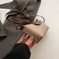 thumbnail image 3 of Pequeños Bolsos Hombro Cuerpo para Femeninos Bloques Color (caqui), 3 of 9