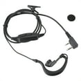 thumbnail image 2 of Auriculares, ptt auricular dual de alta con micrófono para walkie talkie, 2 of 7