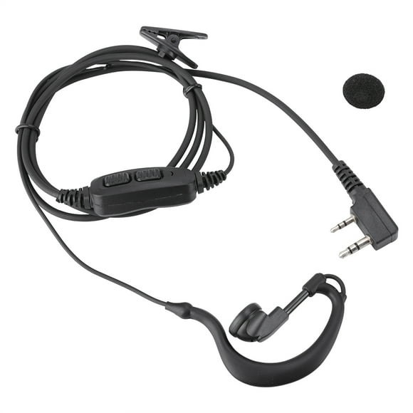 Dual PTT Earpiece with Mic for Baofeng UV-82 UV-89 Radio