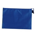 thumbnail image 1 of Bolsa con cremallera B5, carpeta de archivos con cremallera, bolsa para lápices, sobres para documentos, cartas, organizador de recibos para el hogar, Azul, 1 of 8