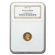 1885 $1 Indian Head Gold PF-66 Cameo NGC