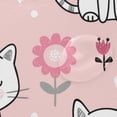thumbnail image 4 of FREEAMG Cute Cat Shower Curtain with Hooks, Waterproof Washable Fabric Shower Curtain for Bathroom Bathtub Decor, 60"x 72", 4 of 6