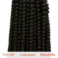 thumbnail image 4 of 3 Packs Pre-twisted Spring Twist Hair 8 inch Fluffy Pre-Twisted Passion Twists Short Mini Curly Twist For Bomb Spring Twists Crochet Braids Hair, 4 of 7