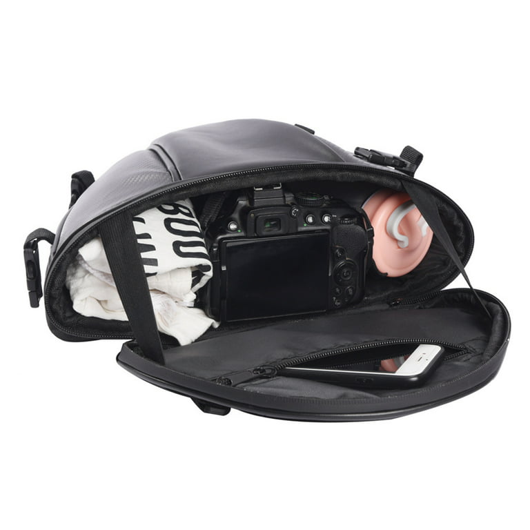 Farfi Waterproof Motorcycle Motorbike Rear Trunk Back Seat Carry Luggage  Tail Bag Case