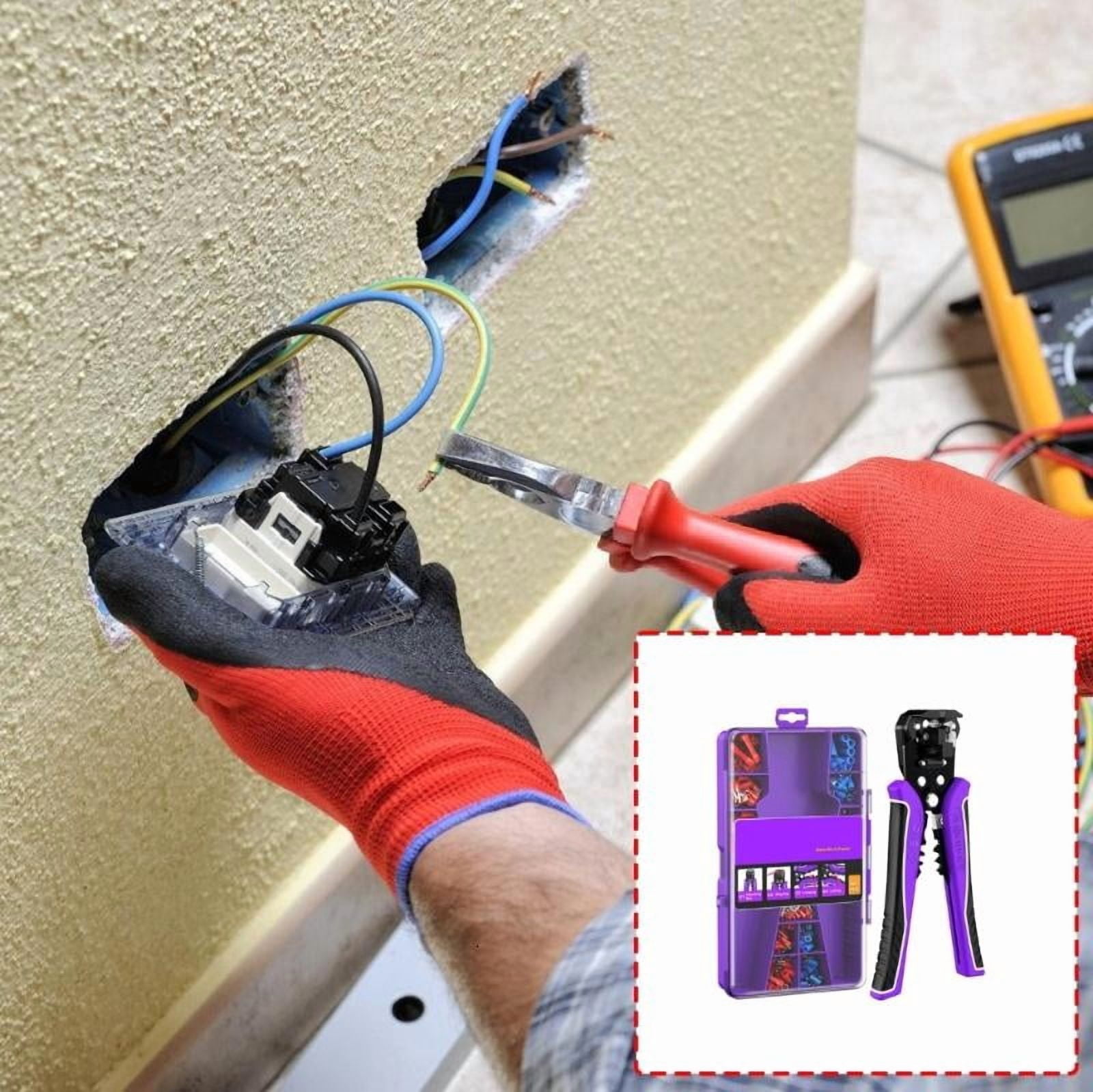 CEORPER MultiFunction Electric Wire Stripper Cutter Crimper Tool For DIY Projects