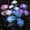 Blue, variant on Solar Garden Lights, Solar Swaying Bee Lights with Flowers, Waterproof Firefly Light Outdoor for Garden Patio Yard Pathway Fall Decoration Gifts for Women Mother's Day