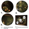 thumbnail image 3 of Designart "Rustic Woodland Bathroom Retreat II" Bath & Laundry Metal Art Print Set, 3 of 5
