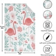 thumbnail image 3 of Kitchen Dish Towels, Beautiful Floral Pink Flamingos Kitchen Towels Set of 6 Super Soft Absorbent Dish Towels Set Microfiber Polyester Kitchen Dish Cloths Decorative Tea Towels, 28"x18", 3 of 7