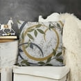 thumbnail image 2 of SHANXI And Botanical Leaves And Throw Pillow Cover Art Decorative Cushion Cover for Home Bedroom Living Room 18x18in, 2 of 5