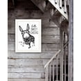 thumbnail image 2 of Trendy Decor 4U "Hello Sweet Cheeks Donkey" Framed Wall Art, Modern Home Décor White Framed Print for Living Room, Bedroom & Farmhouse Wall Decoration by Lettered & Lined 14"x18", 2 of 2